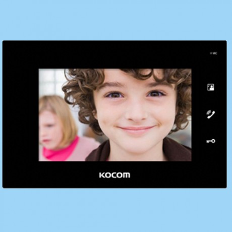 Videointerfon post interior Kocom monitor color LCD 7" Hands free 2 fire